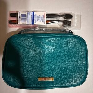 Bobbi Brown Teal Cosmetic Bag
